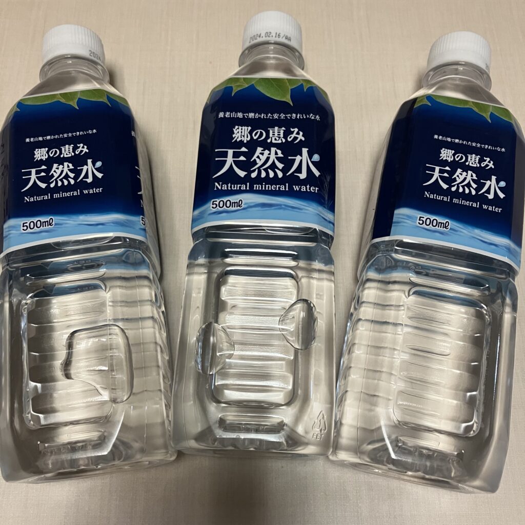 ５００mlの水