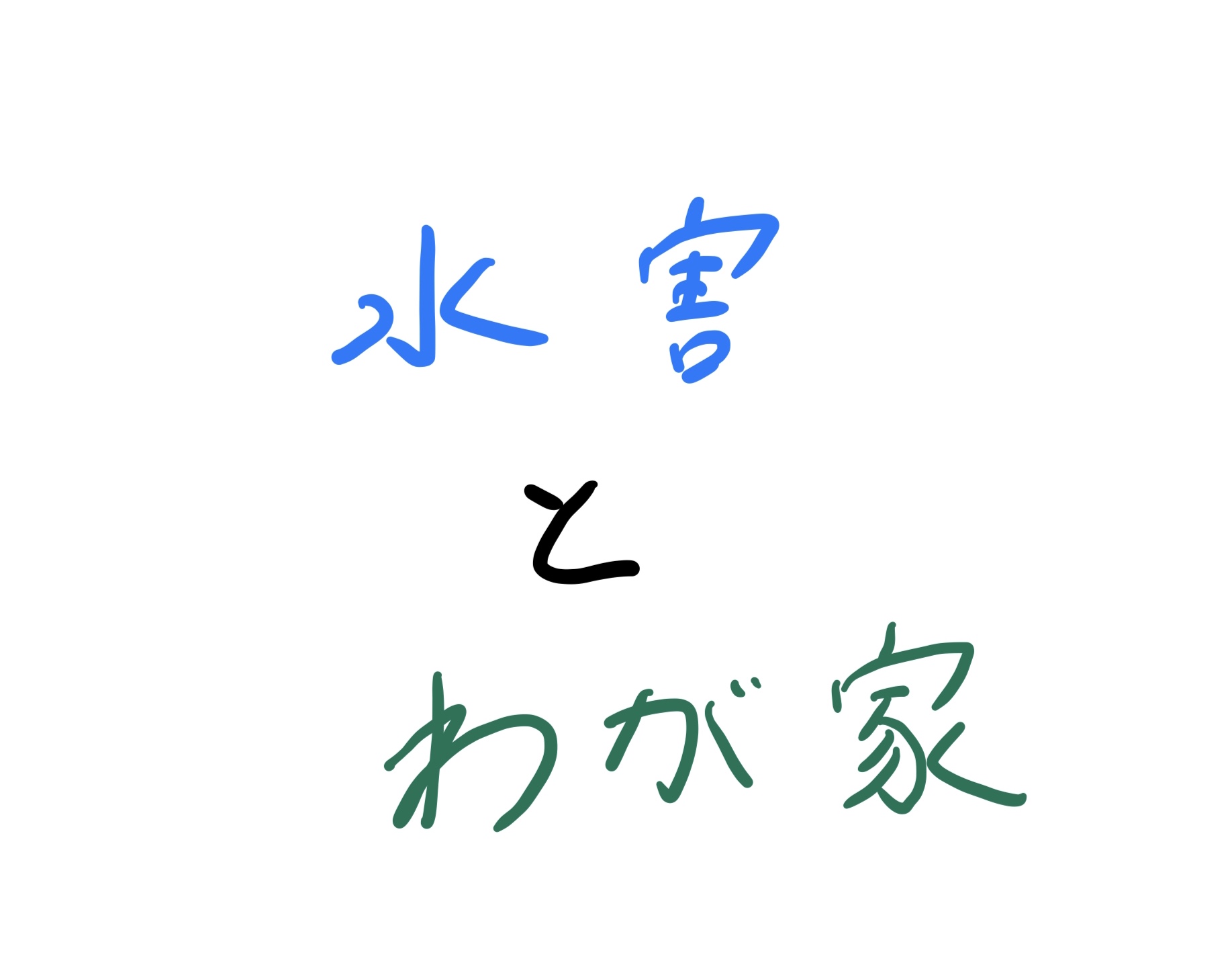 水害と我が家